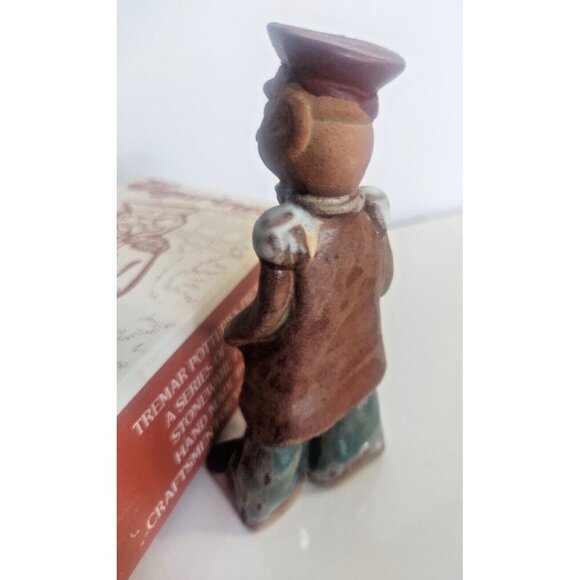 Vintage Tremar UK Hand Made Stoneware Art Pottery "Bandsman"  with Box - Picture 5 of 11